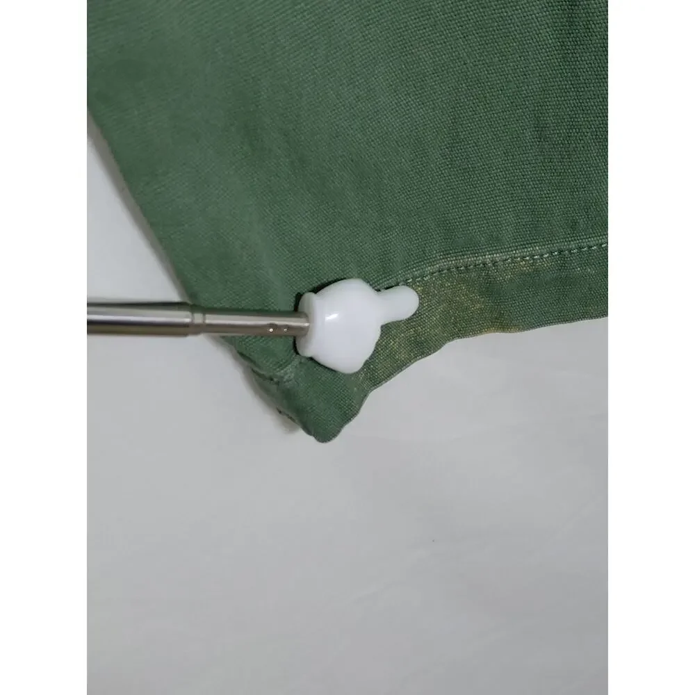 Cabi Green Stretch Tapered Chino Pants Solid Pockets Women Size 4